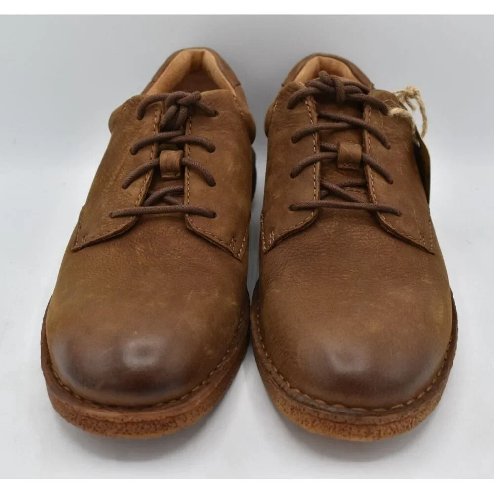 Born Mens Size 9‎ Starwind Brown Carafe Nubuck Leather Oxford Casual Dress Shoes